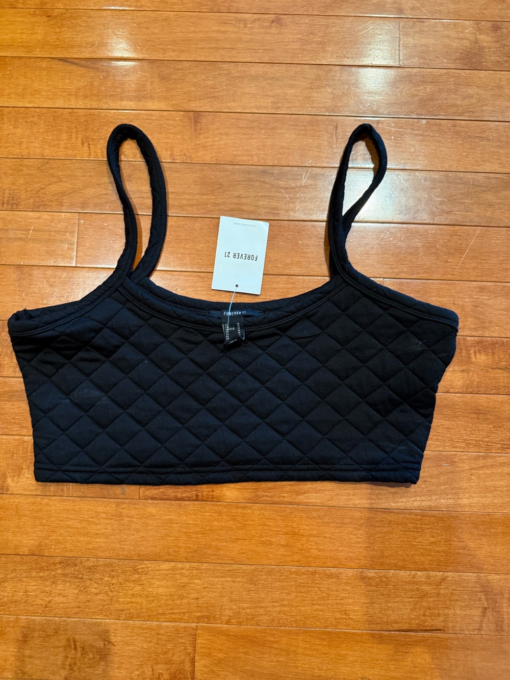 Forever 21 Black Quilted Bralette